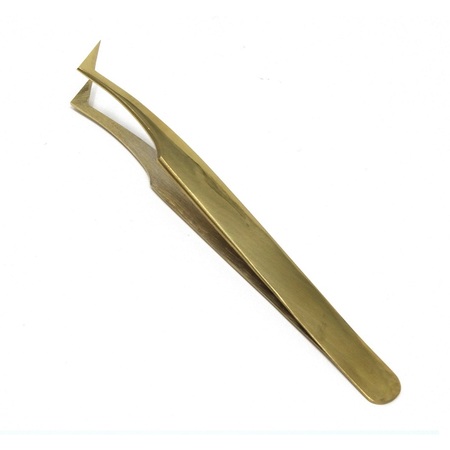 A2Z SCILAB Watch & Jewelery Repair Tweezers #6 Fine Point Forceps Gold Plated A2Z-ZR286